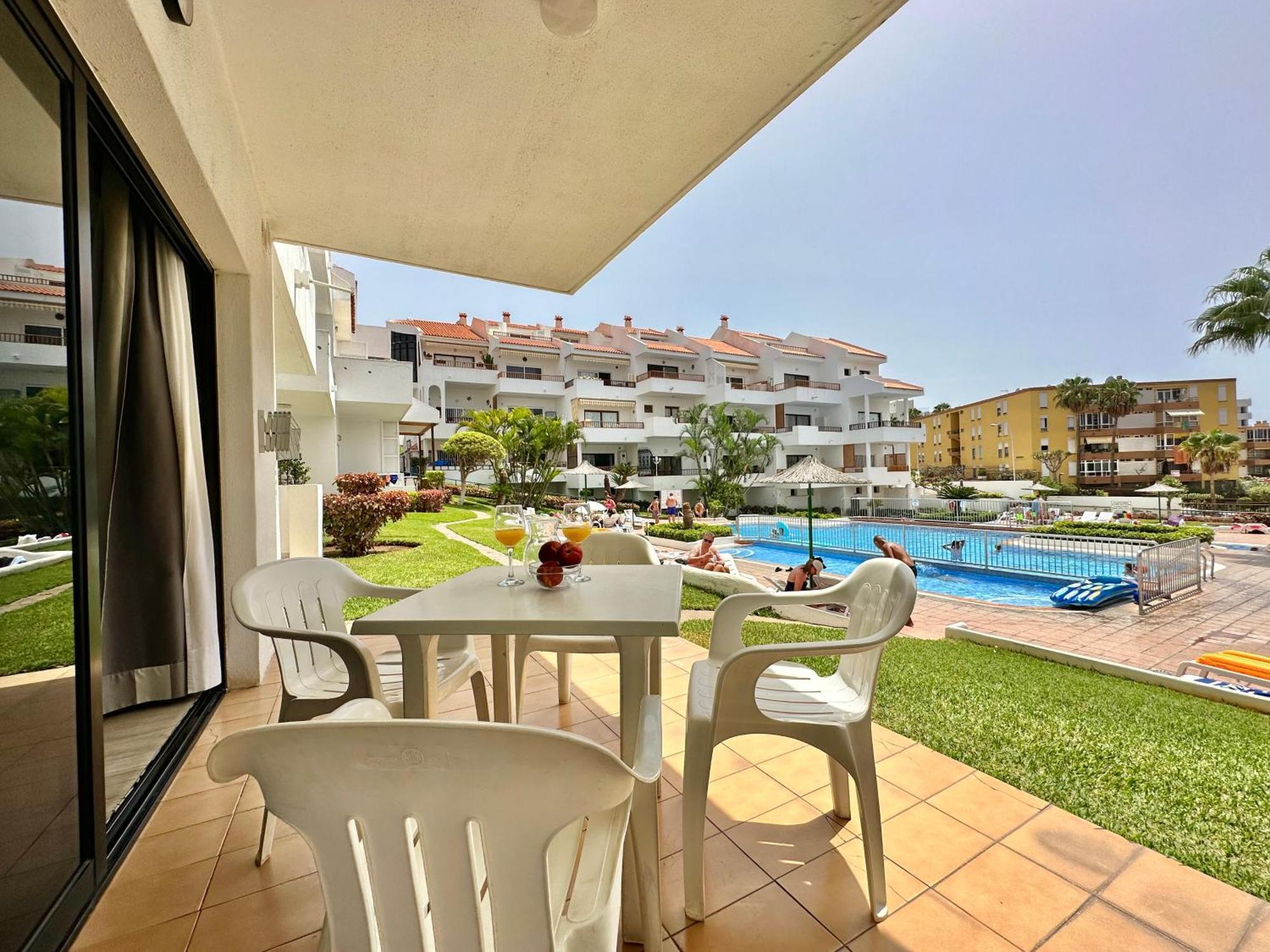 Apartament Pool Views Terrace Los Cristianos  Zewnętrze zdjęcie